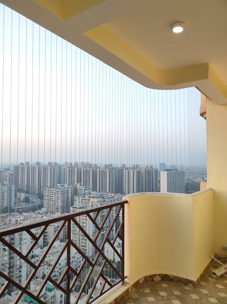 Invisible Grill for Balcony